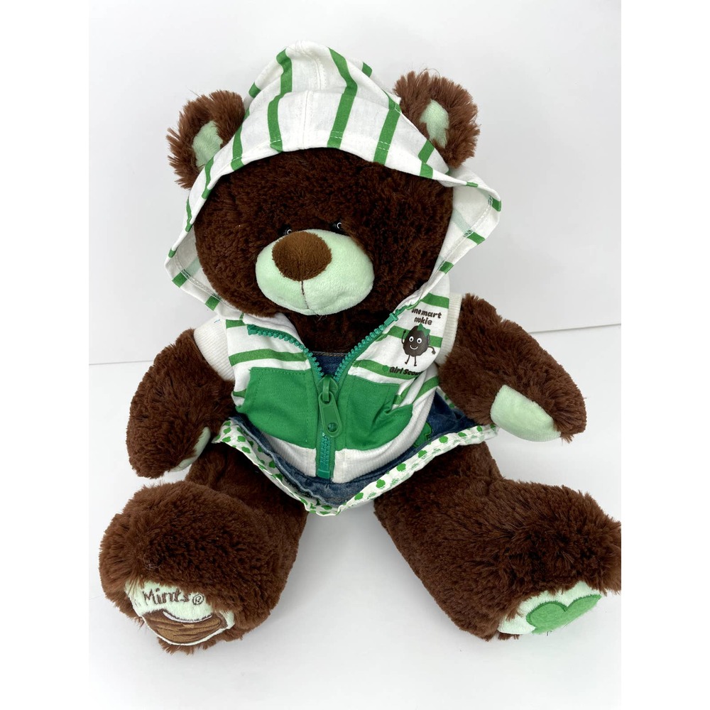 build a bear doll girl scout thin mints cookies with original outfit rare find